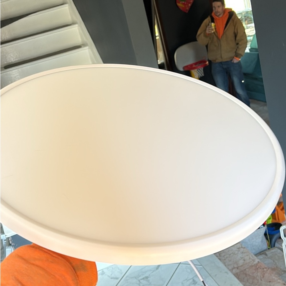 Modern White Oval Lamp Shade